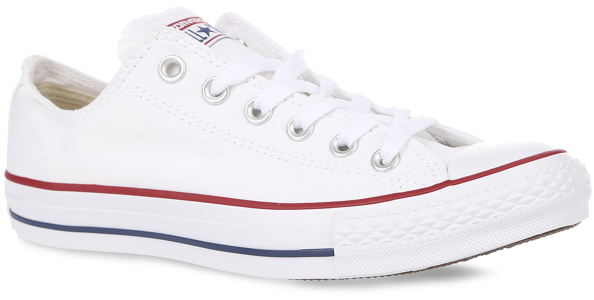 Кеды Converse Chuck Taylor All Star Core OX, цвет: белый. M7652. Размер 10 (44)M7652 Кеды Converse Chuck Taylor All Star Core OX, цвет: белый. M7652. Размер 10 (44)M7652Модные кеды от Converse Chuck Taylor All Star Core OX придутся вам подуше. Модель выполнена из текстильного материала и дополнена на мыске классической прорезиненной вставкой, на язычке - фирменной текстильной нашивкой, на подошве с задней стороны - символикой бренда, с одной из боковых сторон - декоративными металлическими люверсами. Классическая шнуровка надежно зафиксирует изделие на ноге. Текстильная подкладка и стелька из ЭВА материала с текстильной верхней поверхностью обеспечат уют и предотвратят натирание. Резиновая рельефная подошва обеспечивает идеальное сцепление с различными поверхностями. Модные и практичные кеды займут достойное место среди вашей коллекции обуви.