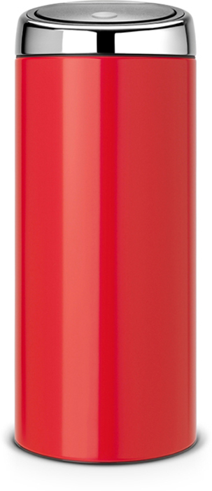 Бак мусорный Brabantia Touch Bin, цвет: красный, 30 л. 483844483844 Бак мусорный Brabantia Touch Bin, цвет: красный, 30 л. 483844483844Стильный Touch Bin на 30 литров - непременный атрибут каждой гостиной или кухни. Порадуйте себя и удивите гостей!Бесшумное открывание / закрывание крышки легким касанием - система «soft touch».Удобная смена мешков для мусора - съемный блок крышки из нержавеющей стали.Удобная очистка - съемное внутреннее ведро из пластика с вентиляционными отверстиями, предотвращающими образование вакуума при вынимании полного мусорного мешка.Легкое перемещение с места на место - прочная ручка для переноски.Предохранение пола от повреждений - пластиковый защитный обод.Бак изготовлен из коррозионностойких материалов - долговечность и удобство в очистке.Всегда опрятный вид - идеально подходящие по размеру мешки для мусора со стягивающей лентой (размер G).10-летняя гарантия Brabantia.