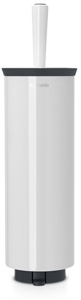 Туалетный ершик Brabantia, с держателем. 48332525051 7_желтый Туалетный ершик Brabantia, с держателем. 48332525051 7_желтыйТуалетный ершик с держателем Brabantia 427169 крепится к стене с помощью прилагаемого кронштейна, благодаря чему не занимает место на полу и облегчает уборку в ванной комнате. Легко вынимается из настенного крепления для тщательной очистки стене позади держателя. Также может быть использован без кронштейна - на полу ванной комнаты. Нескользящее основание предотвращает скольжение по плитке. Благодаря особой форме щетки унитаз тщательно и легко чистится даже под ободком! Ершик снабжен крышкой, что придает аксессуару всегда аккуратный вид. Съемное внутреннее ведро легко чистится.Изготовлен из коррозионностойких материалов. Сочетается с другими аксессуарами Brabantia для ванной комнаты: настенным или напольным мусорными баками, держателем для туалетной бумаги, мыльницей, держателем для стаканов, полочкой для ванной комнаты, крючками и держателями для полотенца. Гарантия 10 лет.