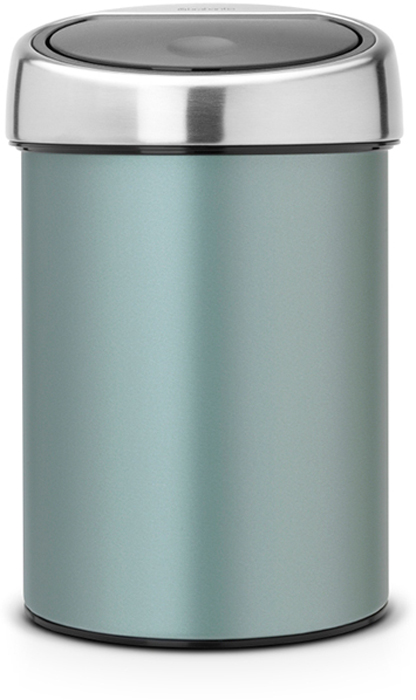 Бак мусорный Brabantia Touch Bin, цвет: мятный металлик, 3 л. 364402364402 Бак мусорный Brabantia Touch Bin, цвет: мятный металлик, 3 л. 364402364402Бесшумное открывание / закрывание крышки легким касанием - система Soft Touch. Удобная смена мешков для мусора - съёмная крышка из нержавеющей стали. Предусмотрено крепление к стене - бак поставляется в комплекте с настенным кронштейном из нержавеющей стали. Легко снимается с настенного кронштейна для тщательной очистки. Удобная очистка - прочное съемное внутреннее ведро из пластика. Предохранение пола от повреждений - пластиковый защитный обод. Бак изготовлен из коррозионностойких материалов - долговечность и удобство в очистке. Всегда опрятный вид - в комплекте идеально подходящие по размеру мешки для мусора PerfectFit (размер A).