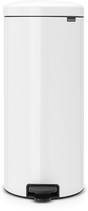 Мусорный бак с педалью Brabantia NewIcon, 30 л. 114748114748 Мусорный бак с педалью Brabantia NewIcon, 30 л. 114748114748Этот высокий вместительный бак с педалью на 30 литров – превосходное решение для большой семьи. Бесшумный – плавное закрывание крышки и необыкновенно мягкий ход педали.Не пропускает запах – плотно прилегающая крышка.Устойчивый – специальное устройство, предотвращающее опрокидывание бака.Не повреждает пол – нескользящее основание.Удобная очистка –съемное внутреннее металлическое ведро.Бак удобно перемещать – специальная ручка в блоке крепления крышки.Всегда опрятный вид – в комплекте идеально подходящие по размеру мешки для мусора PerfectFit (размер D). Сертификат соответствия концепции регенерации Cradle to Cradle.Изготовлен на 40% из переработанных материалов, подлежит вторичной переработке вместе с упаковкойна 98%. 10 лет гарантии и сервисное обслуживание.Brabantia c заботой о вашем доме и планете. Добрые дела сегодня – залог счастливого завтра. Мусорные баки с педалью newIcon не только безупречно красивы, они еще и надежные работники! Покупая этот бак, вы вносите вклад в крупнейший проект по очистке мирового океана от пластикового мусора, реализуемый организацией Ocean Cleanup. При продаже каждого бака Brabantia осуществляет благотворительный вклад в проект. Разве это не здорово?