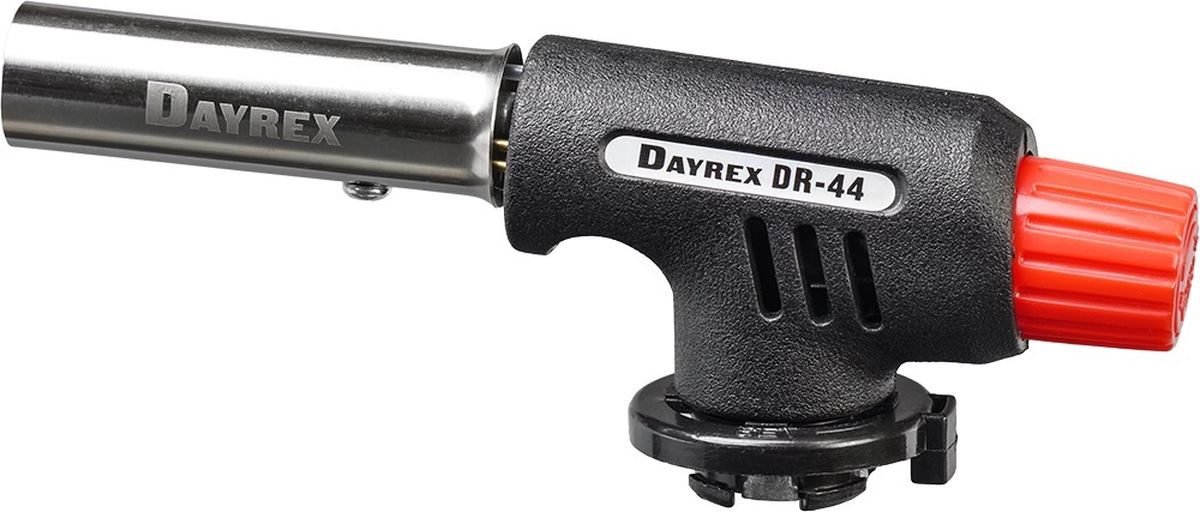 Горелка газовая FOCUSray Dayrex-44 1/10/801511 Горелка газовая FOCUSray Dayrex-44 1/10/801511Универсальная газовая горелка. Электронное воспламенение. Температура открытого пламени — 1300°С. Длина открытого пламени — 150 мм. Расход газа - 1,06 г./мин.