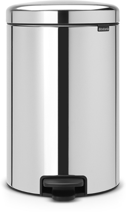 Мусорный бак с педалью Brabantia NewIcon, 20 л. 114267114267 Мусорный бак с педалью Brabantia NewIcon, 20 л. 114267114267Этот 20-литровый бак с педалью – отличное решение для кухни или гостиной: большое загрузочное отверстие позволяет аккуратно собирать мусор, не просыпая на пол.Бесшумный – плавное закрывание крышки и необыкновенно мягкий ход педали.Не пропускает запах – плотно прилегающая крышка.Устойчивый – специальное устройство, предотвращающее опрокидывание бака.Не повреждает пол – нескользящее основание.Удобная очистка –съемное внутреннее металлическое ведро.Бак удобно перемещать – специальная ручка в блоке крепления крышки.Всегда опрятный вид – в комплекте идеально подходящие по размеру мешки для мусора PerfectFit (размер D). Сертификат соответствия концепции регенерации Cradle to Cradle.Изготовлен на 40% из переработанных материалов, подлежит вторичной переработке вместе с упаковкойна 98%. 10 лет гарантии.Brabantia c заботой о вашем доме и планете. Добрые дела сегодня – залог счастливого завтра. Мусорные баки с педалью newIcon не только безупречно красивы, они еще и надежные работники! Покупая этот бак, вы вносите вклад в крупнейший проект по очистке мирового океана от пластикового мусора, реализуемый организацией Ocean Cleanup. При продаже каждого бака Brabantia осуществляет благотворительный вклад в проект. Разве это не здорово?