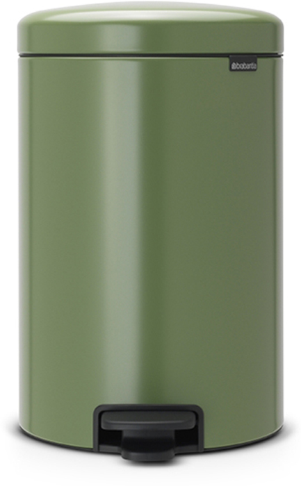 Бак мусорный Brabantia NewIcon, с педалью, цвет: зеленый мох, 20 л. 113925113925 Бак мусорный Brabantia NewIcon, с педалью, цвет: зеленый мох, 20 л. 113925113925Этот 20-литровый бак с педалью – отличное решение для кухни или гостиной: большое загрузочное отверстие позволяет аккуратно собирать мусор, не просыпая на пол. Бесшумный - плавное закрывание крышки и необыкновенно мягкий ход педали. Не пропускает запах - плотно прилегающая крышка. Устойчивый - специальное устройство, предотвращающее опрокидывание бака. Не повреждает пол - нескользящее основание. Удобная очистка - съемное внутреннее пластиковое ведро. Бак удобно перемещать - специальная ручка в блоке крепления крышки. Всегда опрятный вид - в комплекте идеально подходящие по размеру мешки для мусора PerfectFit (размер D). Изготовлен на 40% из переработанных материалов, подлежит вторичной переработке вместе с упаковкой на 98%. Сертификат соответствия концепции регенерации Cradle to Cradle.