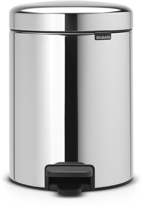 Бак мусорный Brabantia NewIcon, с педалью, с внутренним металлическим ведром, цвет: стальной полированый, 5 л. 113444113444 Бак мусорный Brabantia NewIcon, с педалью, с внутренним металлическим ведром, цвет: стальной полированый, 5 л. 113444113444Этот 5-литровый бак с педалью идеально подходит для ванной, туалета или детской комнаты.Бесшумный - плавное закрывание крышки и необыкновенно мягкий ход педали. Не пропускает запах - плотно прилегающая крышка. Устойчивый - специальное устройство, предотвращающее опрокидывание бака. Не повреждает пол - нескользящее основание. Удобная очистка - съемное внутреннее металлическое ведро. Всегда опрятный вид - в комплекте идеально подходящие по размеру мешки для мусора PerfectFit (размер В). Изготовлен на 40% из переработанных материалов, подлежит вторичной переработке вместе с упаковкой на 98%. Сертификат соответствия концепции регенерации Cradle to Cradle.