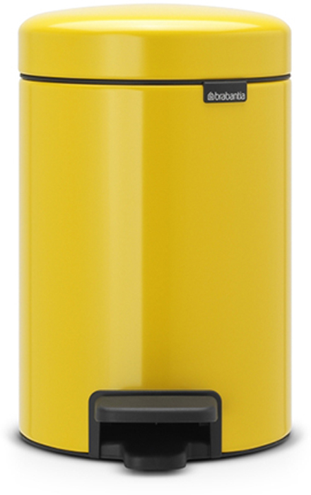 Бак мусорный Brabantia NewIcon, с педалью, цвет: желтая маргаритка, 3 л. 113123113123 Бак мусорный Brabantia NewIcon, с педалью, цвет: желтая маргаритка, 3 л. 113123113123Этот небольшой изящный бак на 3 литра гарантирует большое преображение вашего самого маленького помещения в доме!Бесшумный - плавное закрывание крышки и необыкновенно мягкий ход педали. Не пропускает запах - плотно прилегающая крышка. Устойчивый - специальное устройство, предотвращающее опрокидывание бака. Не повреждает пол - нескользящее основание. Удобная очистка - съемное внутреннее пластиковое ведро. Всегда опрятный вид - в комплекте идеально подходящие по размеру мешки для мусора PerfectFit (размер A). Изготовлен на 40% из переработанных материалов, подлежит вторичной переработке вместе с упаковкой на 98%. Сертификат соответствия концепции регенерации Cradle to Cradle.