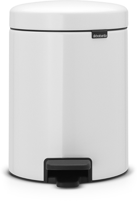 Бак мусорный Brabantia NewIcon, с педалью, цвет: белый, 5 л. 112065112065 Бак мусорный Brabantia NewIcon, с педалью, цвет: белый, 5 л. 112065112065Этот 5-литровый бак с педалью идеально подходит для ванной, туалета или детской комнаты.Бесшумный – плавное закрывание крышки и необыкновенно мягкий ход педали.Не пропускает запах – плотно прилегающая крышка.Устойчивый – специальное устройство, предотвращающее опрокидывание бака.Не повреждает пол – нескользящее основание.Удобная очистка – съемное внутреннее пластиковое ведро.Всегда опрятный вид – в комплекте идеально подходящие по размеру мешки для мусора PerfectFit (размер В). Сертификат соответствия концепции регенерации Cradle to Cradle.Изготовлен на 40% из переработанных материалов, подлежит вторичной переработке вместе с упаковкойна 98%. 10 лет гарантии.Brabantia c заботой о вашем доме и планете. Добрые дела сегодня – залог счастливого завтра. Мусорные баки с педалью newIcon не только безупречно красивы, они еще и надежные работники! Покупая этот бак, вы вносите вклад в крупнейший проект по очистке мирового океана от пластикового мусора, реализуемый организацией Ocean Cleanup. При продаже каждого бака Brabantia осуществляет благотворительный вклад в проект. Разве это не здорово?