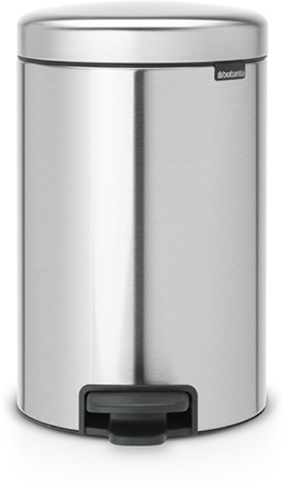 Бак мусорный Brabantia NewIcon, с педалью, цвет: стальной матовый FPP (FPP), 12 л. 112041112041 Бак мусорный Brabantia NewIcon, с педалью, цвет: стальной матовый FPP (FPP), 12 л. 112041112041Этот 12-литровый бак с педалью достаточно вместителен и при этом достаточно компактен для размещения под рабочим столом – отличное решение для кухни или гостиной. Бесшумный - плавное закрывание крышки и необыкновенно мягкий ход педали. Не пропускает запах - плотно прилегающая крышка. Устойчивый - специальное устройство, предотвращающее опрокидывание бака. Не повреждает пол - нескользящее основание. Удобная очистка - съемное внутреннее пластиковое ведро. Бак удобно перемещать - специальная ручка в блоке крепления крышки. Покрытие с защитой от отпечатков пальцев (FPP). Всегда опрятный вид - в комплекте идеально подходящие по размеру мешки для мусора PerfectFit (размер C). Изготовлен на 40% из переработанных материалов, подлежит вторичной переработке вместе с упаковкой на 98%. Сертификат соответствия концепции регенерации Cradle to Cradle.