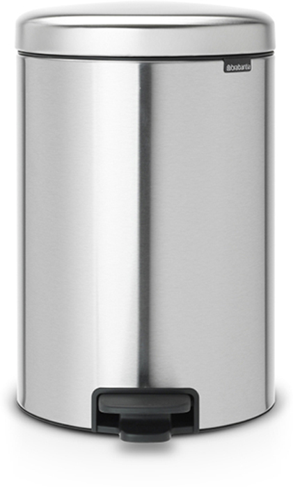 Мусорный бак с педалью Brabantia NewIcon, 20 л. 111907111907 Мусорный бак с педалью Brabantia NewIcon, 20 л. 111907111907Этот 20-литровый бак с педалью – отличное решение для кухни или гостиной: большое загрузочное отверстие позволяет аккуратно собирать мусор, не просыпая на пол.Бесшумный – плавное закрывание крышки и необыкновенно мягкий ход педали.Не пропускает запах – плотно прилегающая крышка.Устойчивый – специальное устройство, предотвращающее опрокидывание бака.Не повреждает пол – нескользящее основание.Удобная очистка –съемное внутреннее пластиковое ведро.Бак удобно перемещать – специальная ручка в блоке крепления крышки.Всегда опрятный вид – в комплекте идеально подходящие по размеру мешки для мусора PerfectFit (размер D). Сертификат соответствия концепции регенерации Cradle to Cradle.Изготовлен на 40% из переработанных материалов, подлежит вторичной переработке вместе с упаковкойна 98%. 10 лет гарантии.Brabantia c заботой о вашем доме и планете. Добрые дела сегодня – залог счастливого завтра. Мусорные баки с педалью newIcon не только безупречно красивы, они еще и надежные работники! Покупая этот бак, вы вносите вклад в крупнейший проект по очистке мирового океана от пластикового мусора, реализуемый организацией Ocean Cleanup. При продаже каждого бака Brabantia осуществляет благотворительный вклад в проект. Разве это не здорово?
