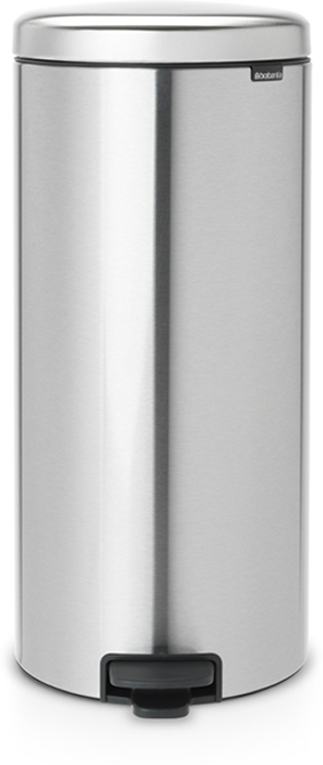 Мусорный бак с педалью Brabantia NewIcon, 30 л. 111822111822 Мусорный бак с педалью Brabantia NewIcon, 30 л. 111822111822Этот высокий вместительный бак с педалью на 30 литров – превосходное решение для большой семьи. Бесшумный – плавное закрывание крышки и необыкновенно мягкий ход педали.Не пропускает запах – плотно прилегающая крышка.Устойчивый – специальное устройство, предотвращающее опрокидывание бака.Не повреждает пол – нескользящее основание.Удобная очистка –съемное внутреннее пластиковое ведро.Бак удобно перемещать – специальная ручка в блоке крепления крышки.Всегда опрятный вид – в комплекте идеально подходящие по размеру мешки для мусора PerfectFit (размер D). Сертификат соответствия концепции регенерации Cradle to Cradle.Изготовлен на 40% из переработанных материалов, подлежит вторичной переработке вместе с упаковкойна 98%. 10 лет гарантии и сервисное обслуживание.Brabantia c заботой о вашем доме и планете. Добрые дела сегодня – залог счастливого завтра. Мусорные баки с педалью newIcon не только безупречно красивы, они еще и надежные работники! Покупая этот бак, вы вносите вклад в крупнейший проект по очистке мирового океана от пластикового мусора, реализуемый организацией Ocean Cleanup. При продаже каждого бака Brabantia осуществляет благотворительный вклад в проект. Разве это не здорово?