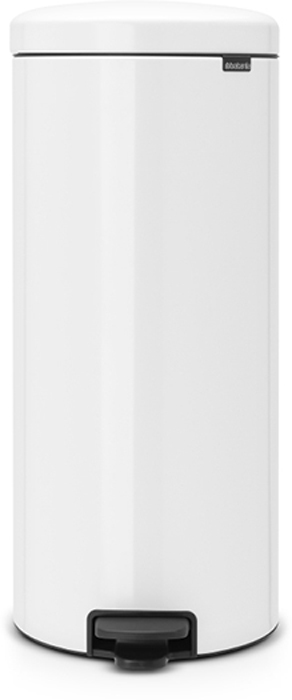 Мусорный бак с педалью Brabantia NewIcon, 30 л. 111785111785 Мусорный бак с педалью Brabantia NewIcon, 30 л. 111785111785Этот высокий вместительный бак с педалью на 30 литров – превосходное решение для большой семьи. Бесшумный – плавное закрывание крышки и необыкновенно мягкий ход педали.Не пропускает запах – плотно прилегающая крышка.Устойчивый – специальное устройство, предотвращающее опрокидывание бака.Не повреждает пол – нескользящее основание.Удобная очистка –съемное внутреннее пластиковое ведро.Бак удобно перемещать – специальная ручка в блоке крепления крышки.Всегда опрятный вид – в комплекте идеально подходящие по размеру мешки для мусора PerfectFit (размер D). Сертификат соответствия концепции регенерации Cradle to Cradle.Изготовлен на 40% из переработанных материалов, подлежит вторичной переработке вместе с упаковкойна 98%. 10 лет гарантии и сервисное обслуживание.Brabantia c заботой о вашем доме и планете. Добрые дела сегодня – залог счастливого завтра. Мусорные баки с педалью newIcon не только безупречно красивы, они еще и надежные работники! Покупая этот бак, вы вносите вклад в крупнейший проект по очистке мирового океана от пластикового мусора, реализуемый организацией Ocean Cleanup. При продаже каждого бака Brabantia осуществляет благотворительный вклад в проект. Разве это не здорово?