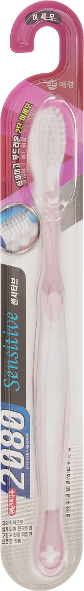 DC 2080 Зубная щетка, для чувствительных зубов, мягкая жесткость, цвет: розовый