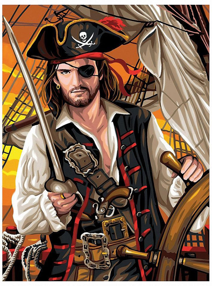 KSG Картина по номерам Пират