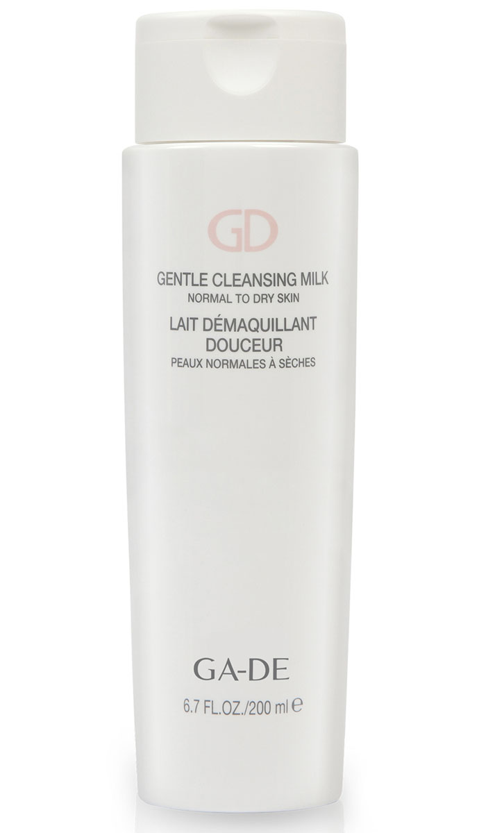 GA-DE Молочко Gentle Cleansing Milk (для сухой и норм. кожи), 200 мл137200000 GA-DE Молочко Gentle Cleansing Milk (для сухой и норм. кожи), 200 мл137200000Косметическое молочко с очищающим комплексом растительных экстрактов мягко и эффективно снимает макияж, удаляет водо - и жирорастворимые загрязнения, увлажняет и успокаивает кожу. Поддерживает необходимый уровень увлажнения кожи, сохраняет целостность гидролипидной пленки, придает коже ощущение свежести и чистоты.