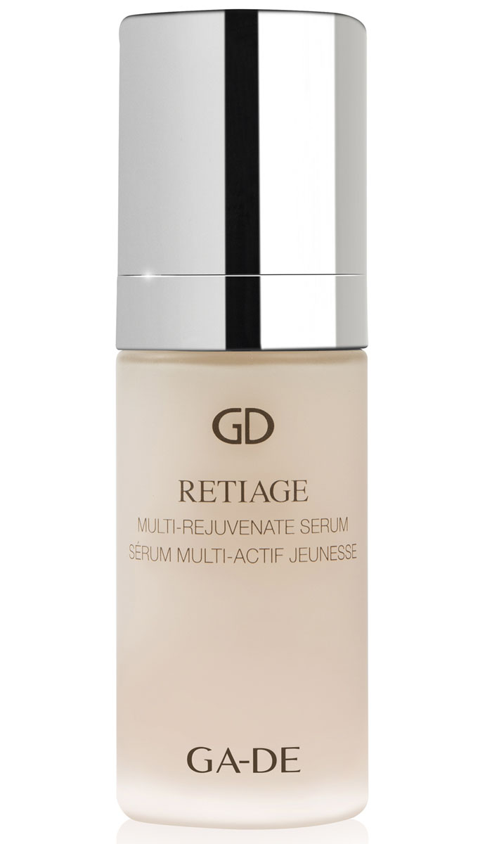GA-DE Сыворотка для лица Retiage Multi-Rejuvenate, 30 мл148100000 GA-DE Сыворотка для лица Retiage Multi-Rejuvenate, 30 мл148100000Концентрированное средство и питательные свойства крема серии RETIAGE помогают значительно уменьшить внешние признаки старения кожи. Сыворотка включает в свой состав активные компоненты, которые дают клеткам кожи усилить их природные функции - сопротивления возрастным изменениям. Способствуют мощной регенерации и реструктуризации кожи, улучшают рельеф кожи, стимулируют синтез коллагена, повышают упругость кожи.