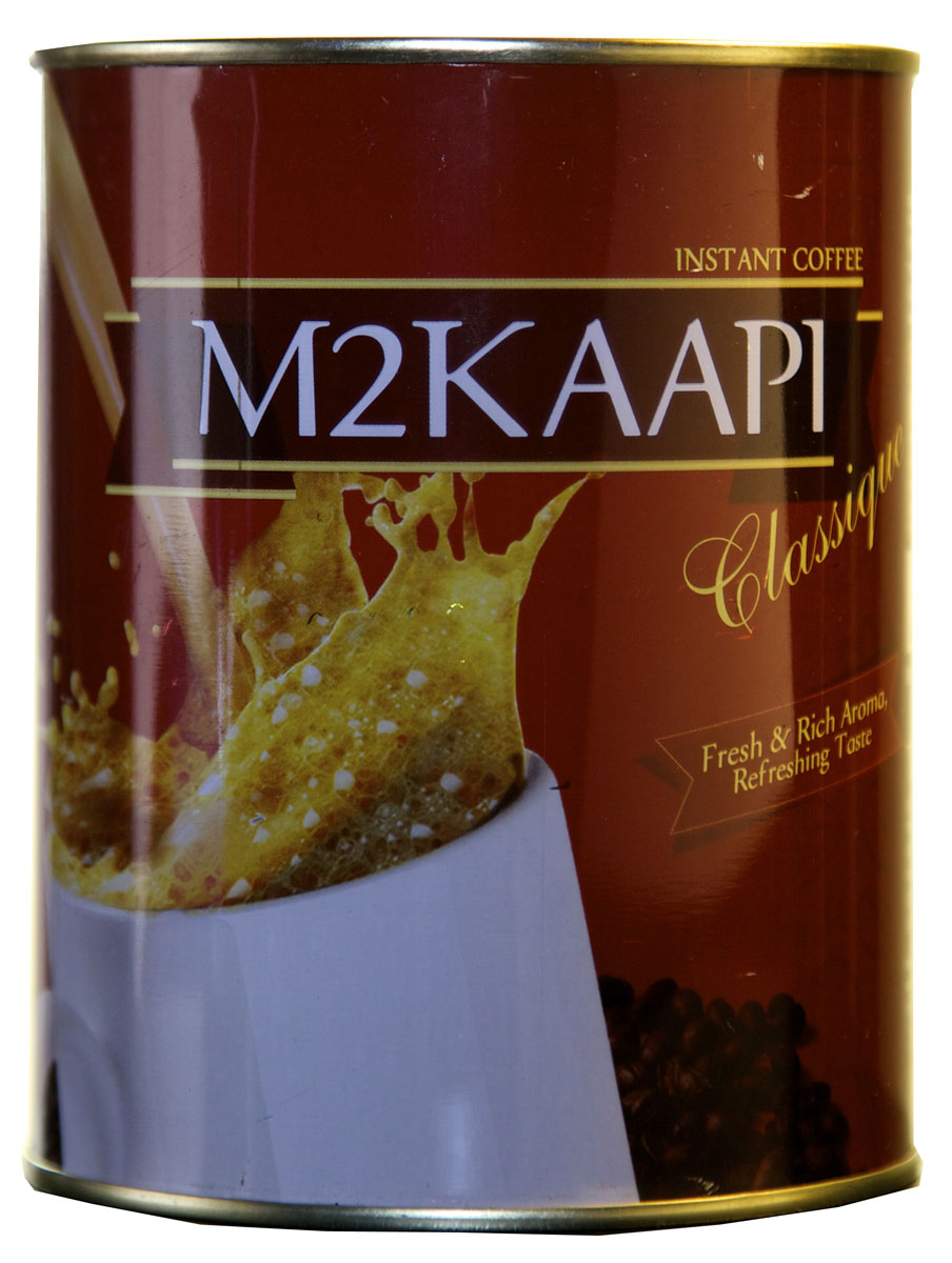 M2Kaapi кофе растворимый гранулированный, 200 гУТ18 M2Kaapi кофе растворимый гранулированный, 200 гУТ18100% натуральный кофе растворимый гранулированный M2Kaapi. Кофе не содержит искусственных добавок и ароматизаторов, содержит 3,77 % кофеина.