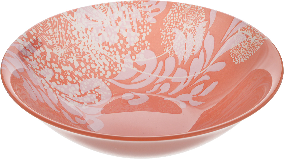 Салатник Luminarc Pium Pink, диаметр 17 смJ5566 Салатник Luminarc Pium Pink, диаметр 17 смJ5566Великолепный круглый салатник Luminarc Pium Pink, изготовленный из ударопрочного стекла, прекрасно подойдет для подачи различных блюд: закусок, салатов или фруктов. С внутренней стороны изделие оформлено оригинальным цветочным принтом. Такой салатник украсит ваш праздничный или обеденный стол, а оригинальное исполнение понравится любой хозяйке. Бренд Luminarc - это один из лидеров мирового рынка по производству посуды и товаров для дома. В основе процесса изготовления лежит высококачественное сырье, а также строгий контроль качества. Товары для дома Luminarc уважают и ценят во всем мире, а многие эксперты считают данного производителя эталоном совершенства. Диаметр салатника (по верхнему краю): 17 см.
