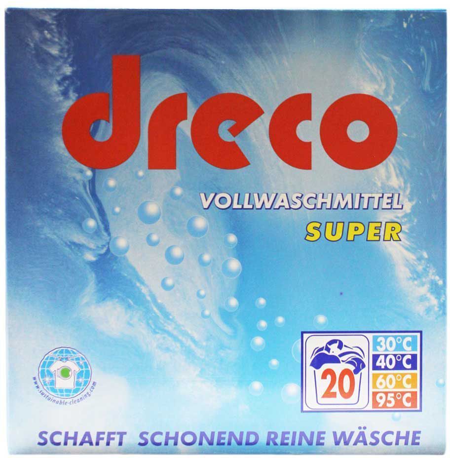 Стиральный порошок Dreco, универсальный, 3 кг1616 Стиральный порошок Dreco, универсальный, 3 кг1616Универсальный стиральный порошок для всех видов стирки при Т 30С-95С. Создает совершенно чистое белье, удаляет застарелые пятна даже при низких температурах. Не содержит фосфаты, не требует средства от извести. Применение: дозировка: нормальное загрязнение,средняя вода - 210мл, ручная стирка - 90 мл на 10л воды. Состав: 5-15% анионные тензиды, цеолит, кислородный отбеливатель; менее 5% неанионные тензиды, поликарбоксилаты. Содержит энзимы, оптический отбеливатель, отдушку.