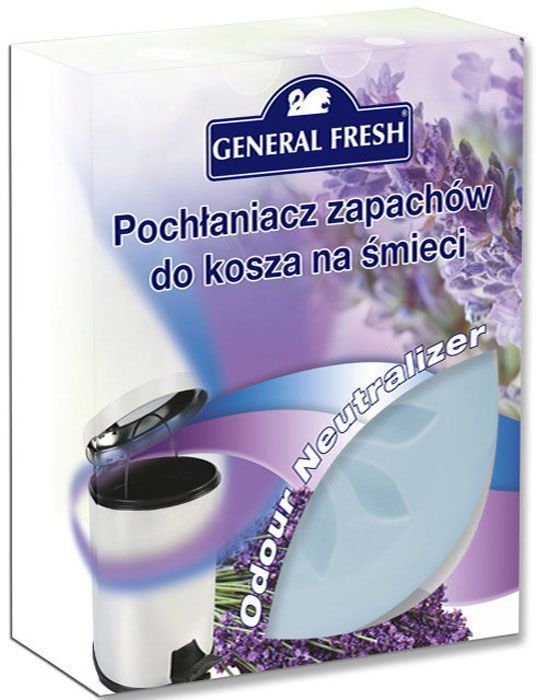 Поглотитель запахов General Fresh, для мусорных ведер, 1 шт. 587110587110 Поглотитель запахов General Fresh, для мусорных ведер, 1 шт. 587110587110Тщательно подобранная ароматическая композиция, основанная на запатентованной формуле, поможет эффективно побороть неприятные запахи из мусорного ведра. Поглотитель запахов для мусорных ведер, в отличие от обычных освежителей, не только маскирует тяжелый запах, но и устраняет его у самого источника, блокируя распространение по другим помещениям в доме. Наслаждайтесь приятным ароматом надолго.Уважаемые клиенты!Обращаем ваше внимание на возможные изменения в цвете контейнера-подвески. Поставка осуществляется в зависимости от наличия на складе.