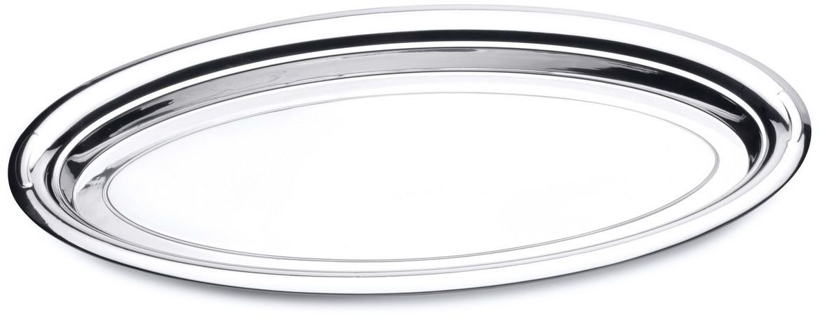 Блюдо сервировочное BergHOFF Straight, овальное, 60 х 32 см1109 Блюдо сервировочное BergHOFF Straight, овальное, 60 х 32 см1109Блюдо сервировочное BergHOFF Straight овальной формы выполнено из стали с серебряно-никелевым покрытием. Блюдо с зеркальной поверхностью отлично подойдет для красивой сервировки различных блюд, закусок и фруктов на праздничном столе. Изящный дизайн придется по вкусу и ценителям классики, и тем, кто предпочитает утонченность и изысканность.