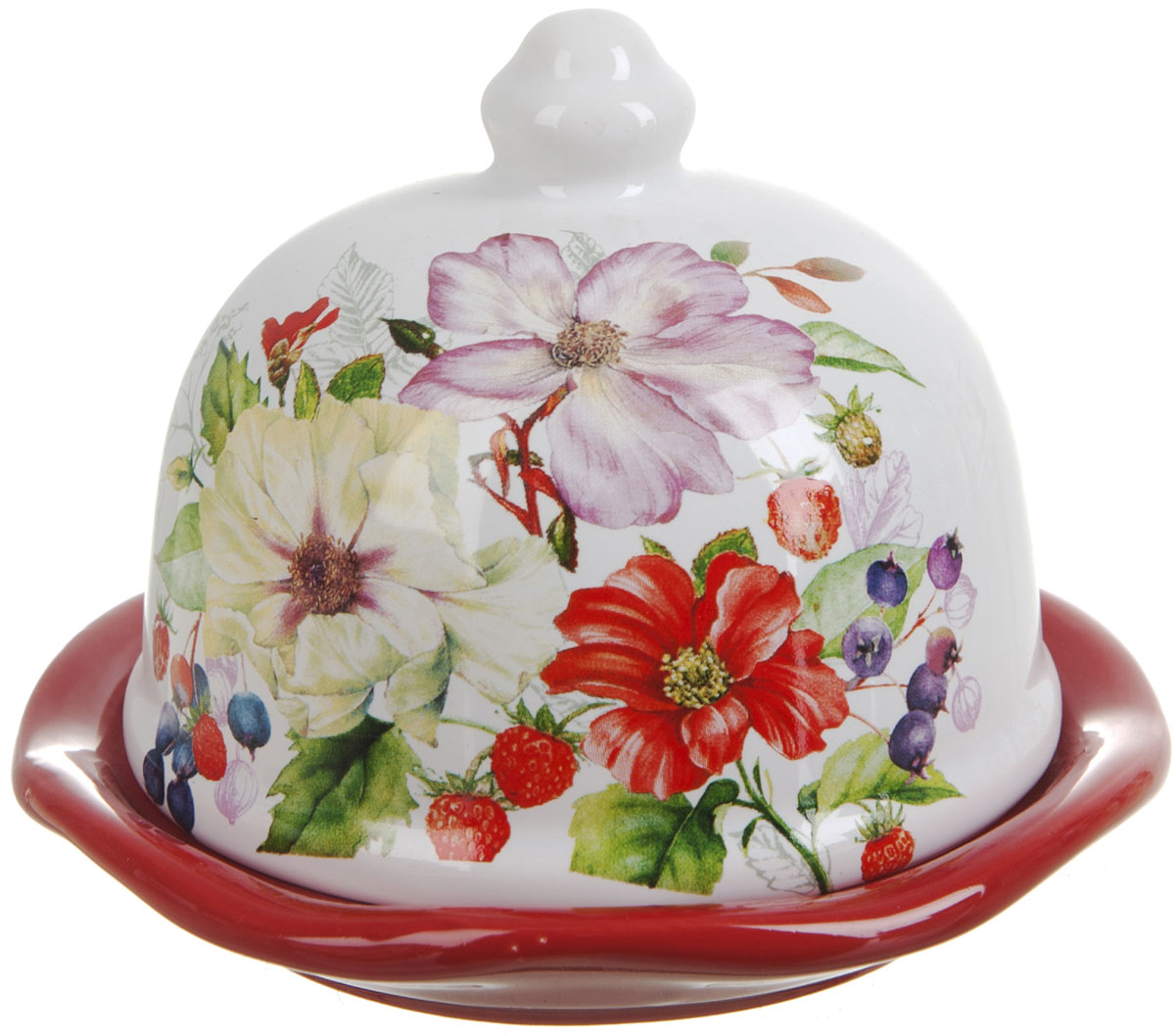 Лимонница Polystar SummerL2430931 Лимонница Polystar SummerL2430931Лимонница Summer выполнена из высококачественной керамики и состоит из блюдца и крышки. Изделие декорировано изображением цветов. Лимонница Summer доставит истинное удовольствие ценителям прекрасного и поможет сохранить свежесть лимона на длительный срок. Красочный дизайн, несомненно, придется вам по вкусу.