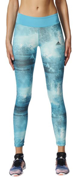 Тайтсы женские Adidas Long Tightq2aop, цвет: голубой. BQ2120. Размер XL (52/54)BQ2120 Тайтсы женские Adidas Long Tightq2aop, цвет: голубой. BQ2120. Размер XL (52/54)BQ2120Стильные леггинсы Adidas прекрасно подходят для самых интенсивных тренировок.