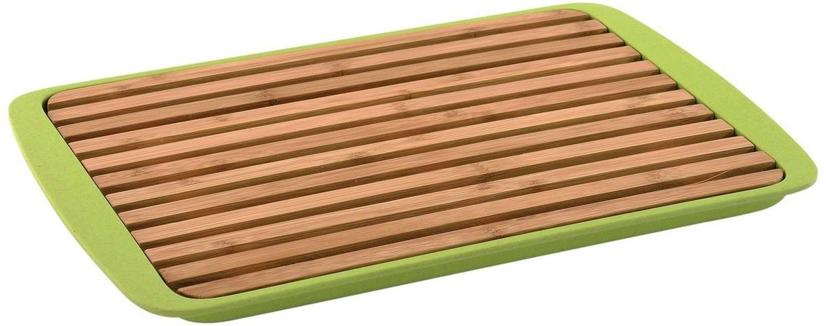 Доска для нарезки хлеба BergHOFF Cook&Co, 36 х 24 х 2 см2800045 Доска для нарезки хлеба BergHOFF Cook&Co, 36 х 24 х 2 см2800045Доска для нарезки хлеба BergHOFF Cook&Co данная доска выгодно отличается тем, что имеет поддон сделанный из бамбукового волокна и безопасного меламина, в котором скопятся все крошки с хлеба. Доска с поддоном прочная, стильная и яркая благодаря чему впишется в любой интерьер.Подходит для посудомоечной машины.