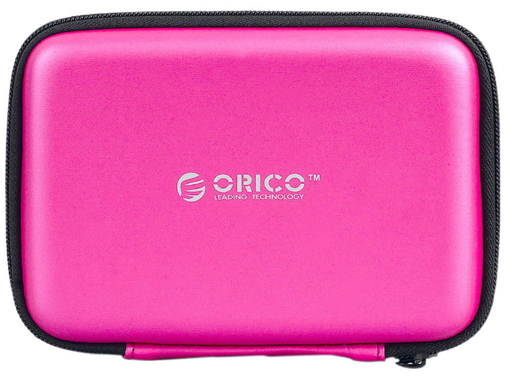 Orico PHB-25, Pink чехол для жесткого дискаORICO PHB-25-PK Orico PHB-25, Pink чехол для жесткого дискаORICO PHB-25-PKOrico PHB-25 подойдёт для хранения внешних жёстких дисков и аксессуаров. В чехле также хватит места для кабеля USB, флешек и карт памяти. Изготовлен из специального EVA-материала, который защищает содержимое чехла от водяных брызг, пыли и статического электричества, которое может повредить электронику. При этом материал чехла можно легко очистить от грязи.Благодаря качественной и удобной молнии, Orico PHB-25 без проблем выдержит много циклов открытия и закрытия и долго прослужит своему владельцу.