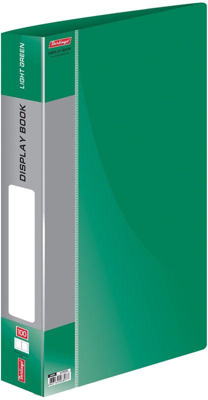 Berlingo Папка Standard со 100 вкладышами цвет зеленый