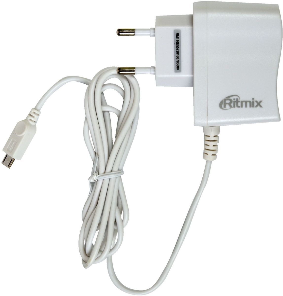 Ritmix RM-110, White сетевое зарядное устройство15118260 Ritmix RM-110, White сетевое зарядное устройство15118260(ECO AC) 1A, 1 x micro USB сетевое зарядное устройство, интерфейс micro USB, напряжение (вход) 100-240V AC, ток (вход) 0,15А, напряжение (выход) 5V DC, ток заряда 1000 мА