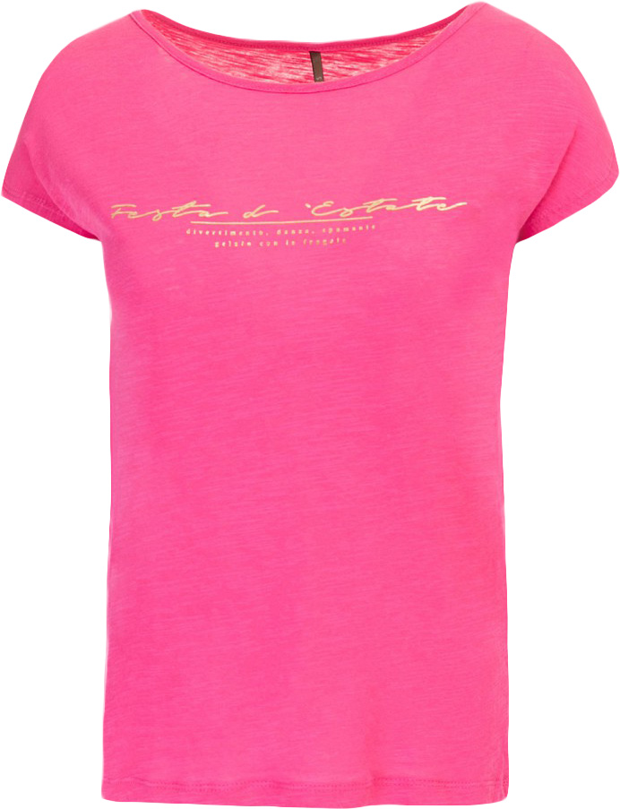 Футболка женская Baon, цвет: розовый. B237030_Pale Magenta. Размер L (48)B237030_Pale Magenta Футболка женская Baon, цвет: розовый. B237030_Pale Magenta. Размер L (48)B237030_Pale MagentaФутболка женская Baon выполнена из 100% хлопка. Модель с круглым вырезом горловины и короткими рукавами.