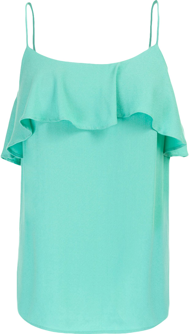 Топ женский Baon, цвет: зеленый . B267011_Amazonite. Размер M (46)B267011_Amazonite Топ женский Baon, цвет: зеленый . B267011_Amazonite. Размер M (46)B267011_AmazoniteТоп женский Baon выполнен из вискозы. Модель с бретельками дополнена оборкой.