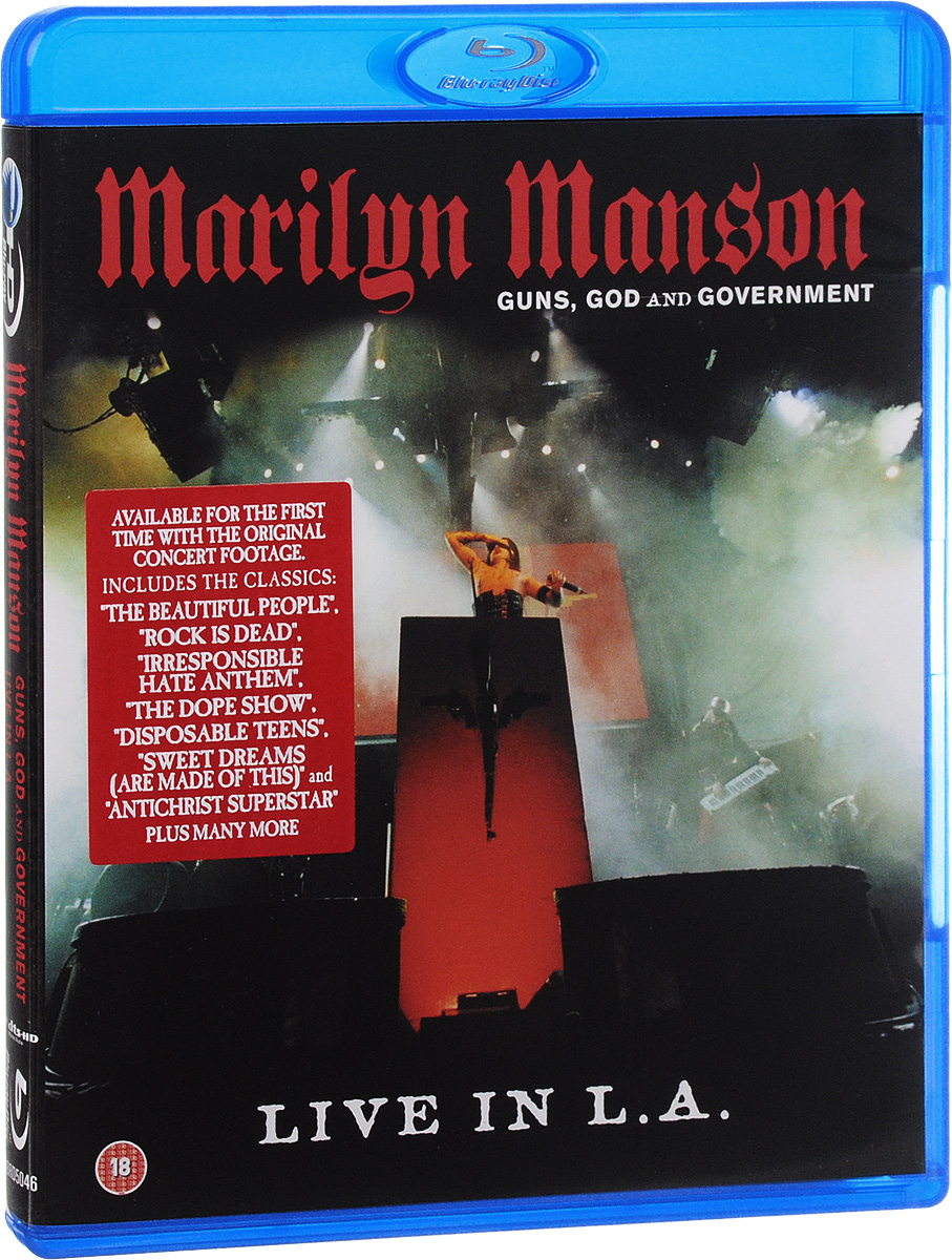 Marilyn Manson: Guns, God & Government. Live In L. A. (Blu-ray) рашгарды fight nights рашгард russian eagle