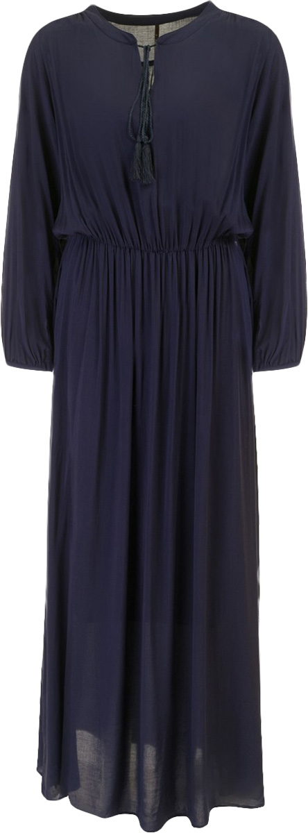 Платье Baon, цвет: темнно-синий. B457048_Dark Navy. Размер M (46)B457048_Dark Navy Платье Baon, цвет: темнно-синий. B457048_Dark Navy. Размер M (46)B457048_Dark NavyПлатье Baon выполнено из вискозы. Модель с круглым вырезом горловины и длинными рукавами.