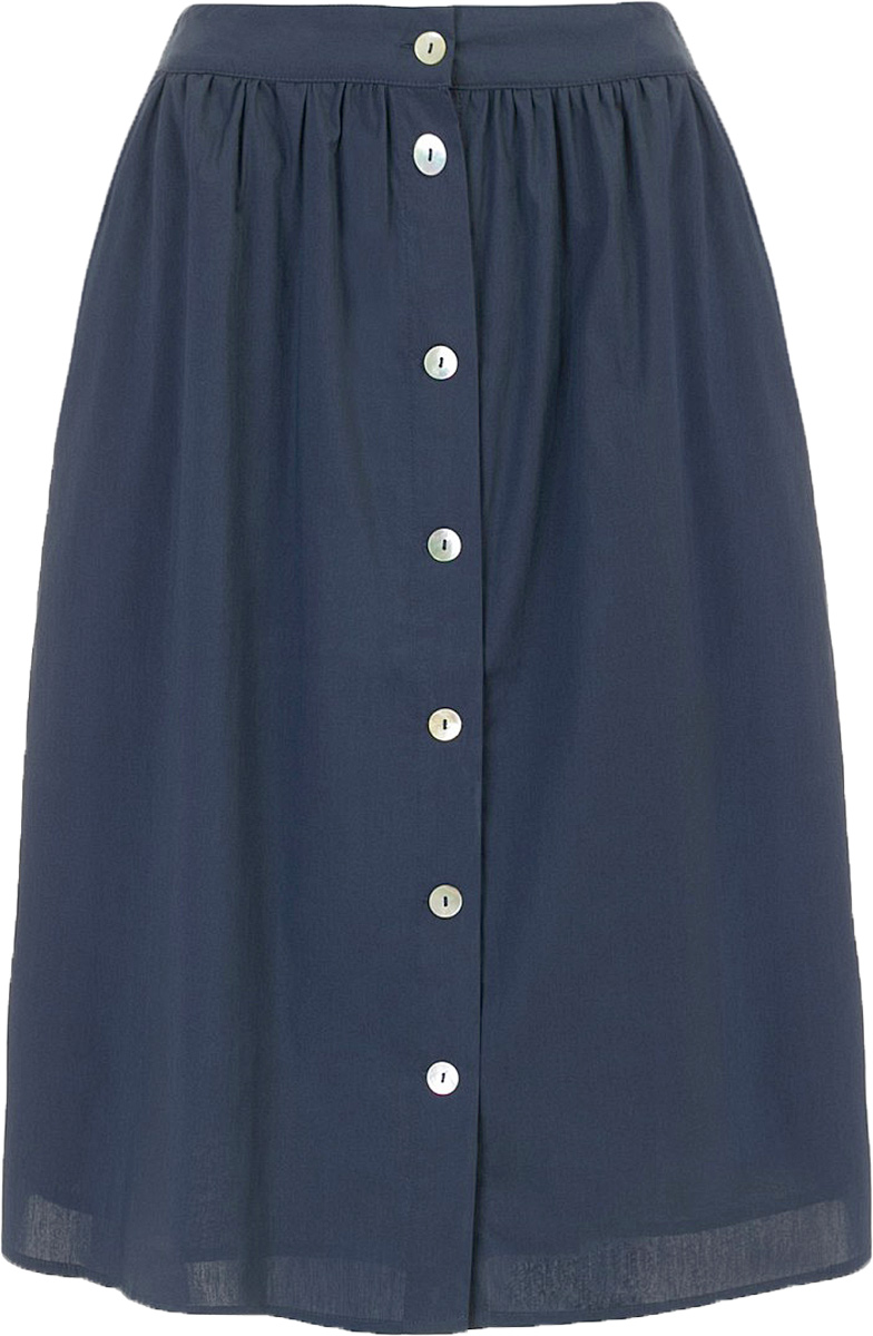 Юбка Baon, цвет: синий. B477033_Dark Navy. Размер M (46)B477033_Dark Navy Юбка Baon, цвет: синий. B477033_Dark Navy. Размер M (46)B477033_Dark NavyЮбка Baon выполнена из хлопка и эластана. Модель застегивается на пуговицы.