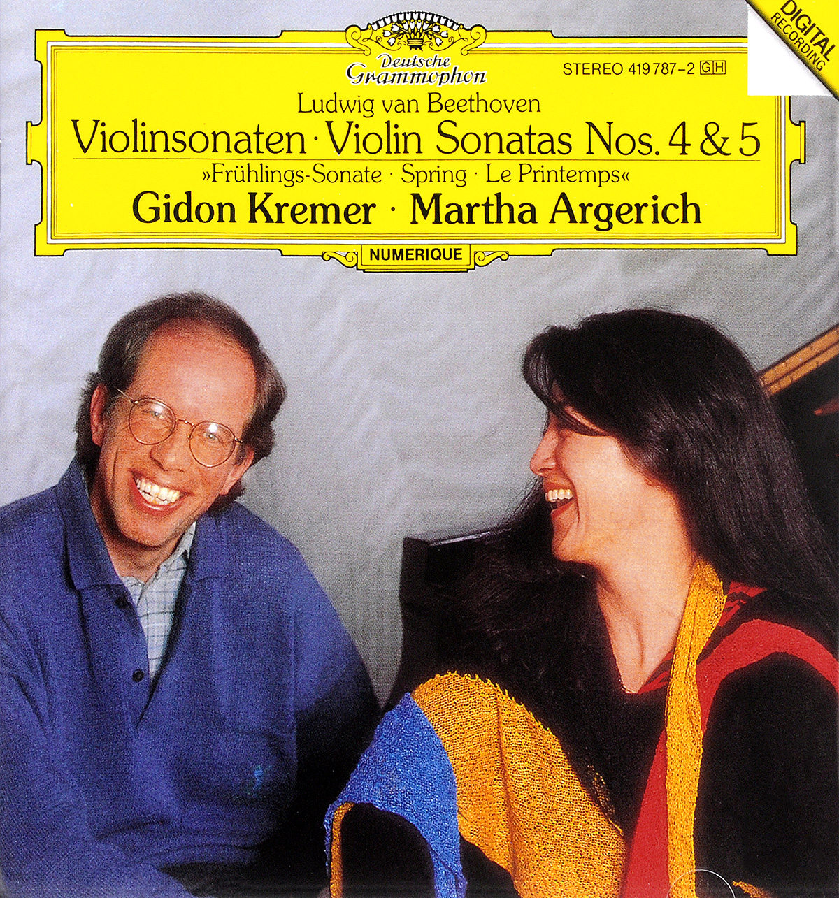 Gidon Kremer, Martha Argerich. Beethoven. Violinsonaten / Violin Sonatas Nos. 4 & 5