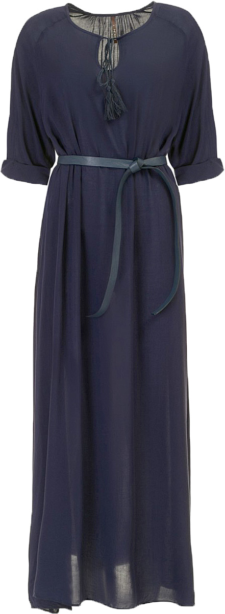 Платье Baon, цвет: темно-синий. B457100_Dark Navy. Размер L (48)B457100_Dark Navy Платье Baon, цвет: темно-синий. B457100_Dark Navy. Размер L (48)B457100_Dark NavyПлатье Baon выполнено из вискозы. Модель с круглым вырезом горловины и рукавами 3/4.