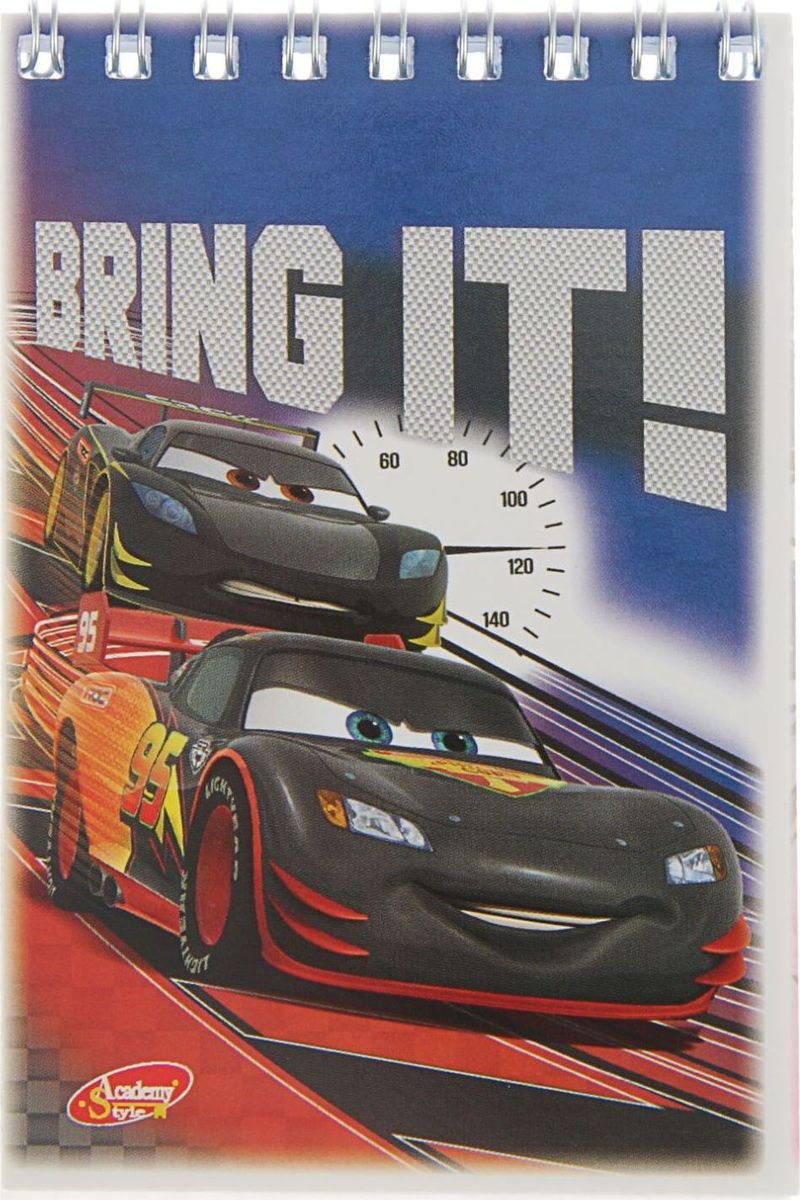 Disney Блокнот Cars 40 листов2228537 Disney Блокнот Cars 40 листов2228537Блокнот с отрывными листами Disney Cars, состоящий из 40 листов, обязательно оценит по достоинству маленькая фанатка диснеевских мультфильмов. В небольшом блокноте ребенок будет делать важные заметки и писать записки своим одноклассникам!