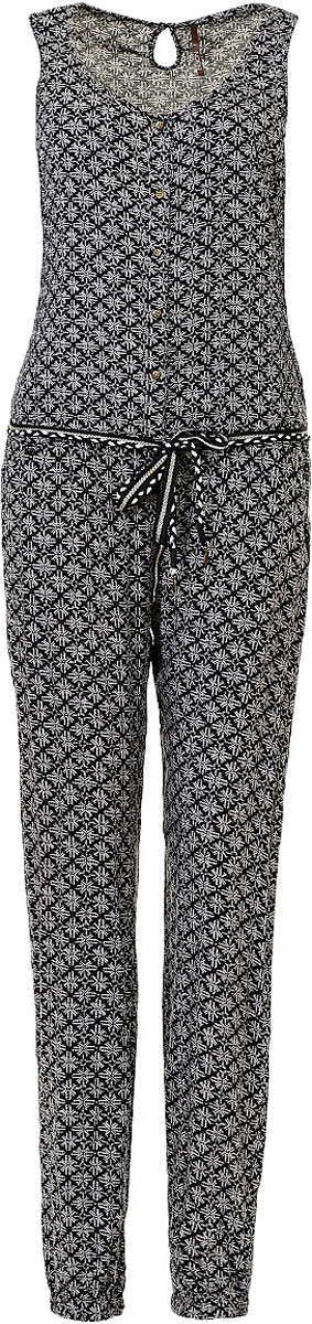 Комбинезон женский Baon, цвет: черный. B497019_Black Printed. Размер M (46)B497019_Black Printed Комбинезон женский Baon, цвет: черный. B497019_Black Printed. Размер M (46)B497019_Black PrintedКомбинезон женский Baon выполнен из 100% вискозы. Спереди расположена застёжка на пуговицы, на спине имеется вырез с одной пуговицей. По бокам комбинезон дополнен карманами. Пояс и штанины имеют эластичную вставку-резинку. Линия талии дополнительно подчёркнута завязывающимся пояском.