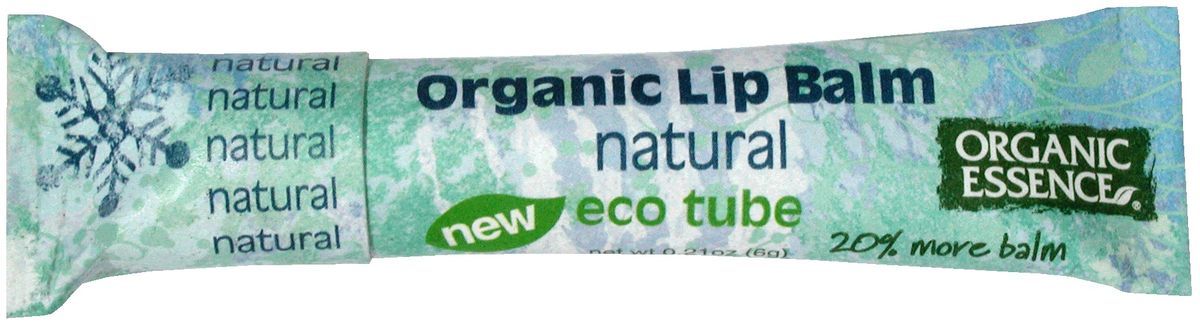 Organic Essence Органический бальзам для губ, Натуральный 6 г