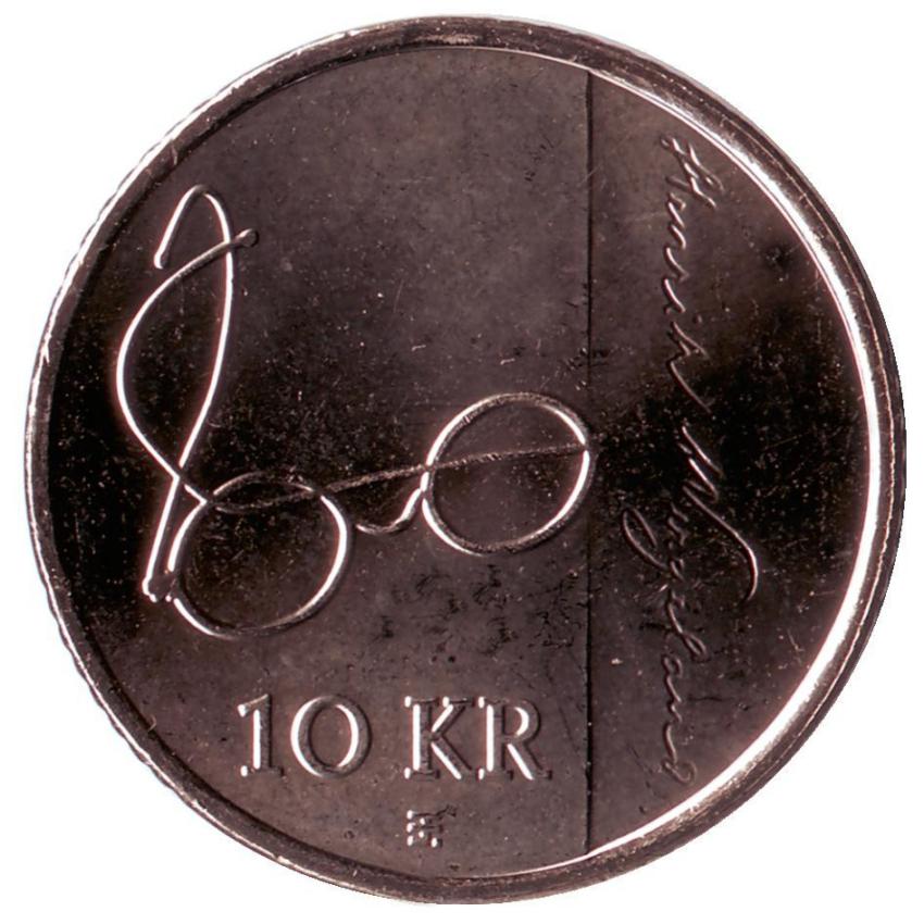 Монета номиналом 10 крон 