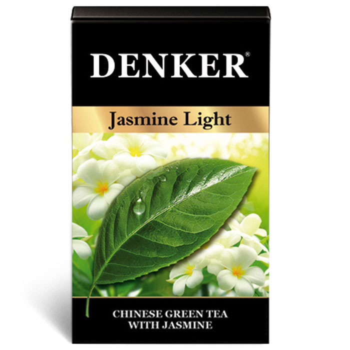 Denker Jasmine Light зеленый ароматизированный чай в пакетиках, 200 шт1080065 Denker Jasmine Light зеленый ароматизированный чай в пакетиках, 200 шт1080065Зеленый чай с лепестками жасмина считается одним из древнейших и наиболее популярных ароматизированных чаев в мире.Чай Denker Jasmine Light - яркий пример использования человеком естественных сил природы. Обладая мощным освежающим действием, этот ароматный и нежный на вкус благородный напиток прекрасно утоляет жажду как в горячем, так и в охлажденном виде.