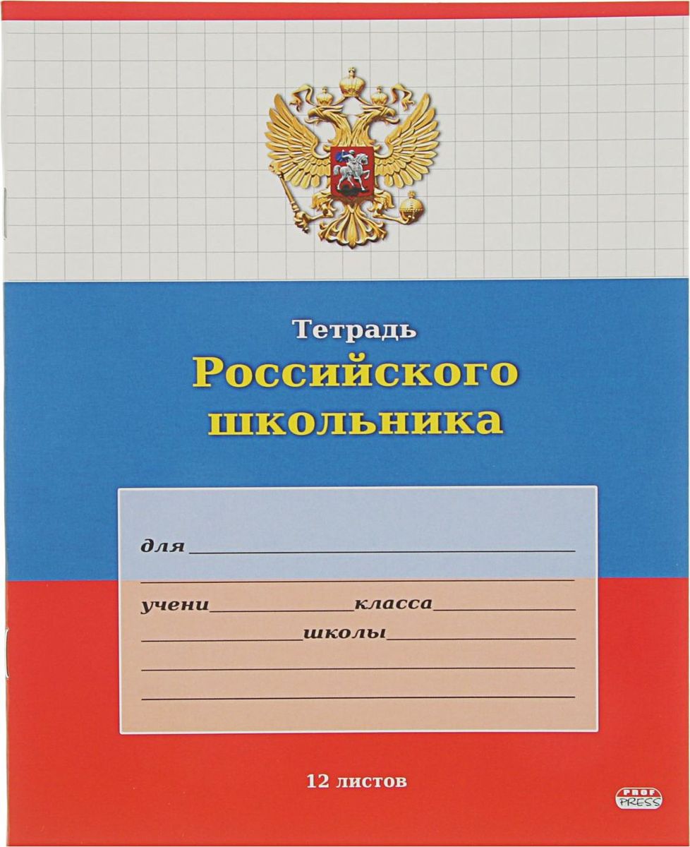 Проф-Пресс Тетрадь Российского школьника 12 листов в клетку2371680 Проф-Пресс Тетрадь Российского школьника 12 листов в клетку2371680Тетрадь 12 листов клетка Тетрадь Российского школьника, картонная обложка поможет организовать ваше рабочее пространство и время. Востребованные предметы в удобной упаковке будут всегда под рукой в нужный момент.Изделия данной категории необходимы любому человеку независимо от рода его деятельности. У нас представлен широкий ассортимент товаров для учеников, студентов, офисных сотрудников и руководителей, а также товары для творчества.