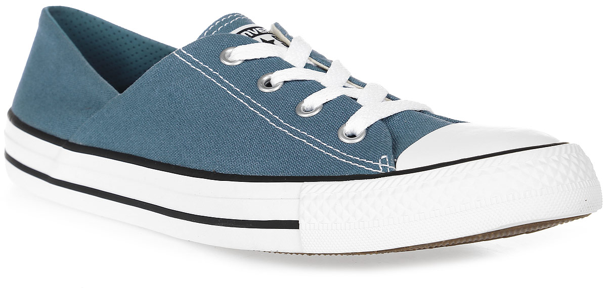 Кеды женские Converse Chuck Taylor All Star Coral, цвет: синий. 555903. Размер 8 (39)555903 Кеды женские Converse Chuck Taylor All Star Coral, цвет: синий. 555903. Размер 8 (39)555903Стильные женские кеды Chuck Taylor All Star Coral от Converse созданы для тех, кто предпочитает оригинальный дизайн и непревзойденное качество. Кеды выполнены из плотного текстиля и оформлены декоративной прострочкой. Мыс защищен резиновой накладкой. Классическая шнуровка надежно фиксирует обувь на ноге. Стелька и подкладка из мягкого текстиля комфортны при ходьбе. Подошва исполнена из износостойкой резины. Рифление на подошве обеспечивает идеальное сцепление с любыми поверхностями. Эффектные кеды помогут вам создать яркий, динамичный образ.