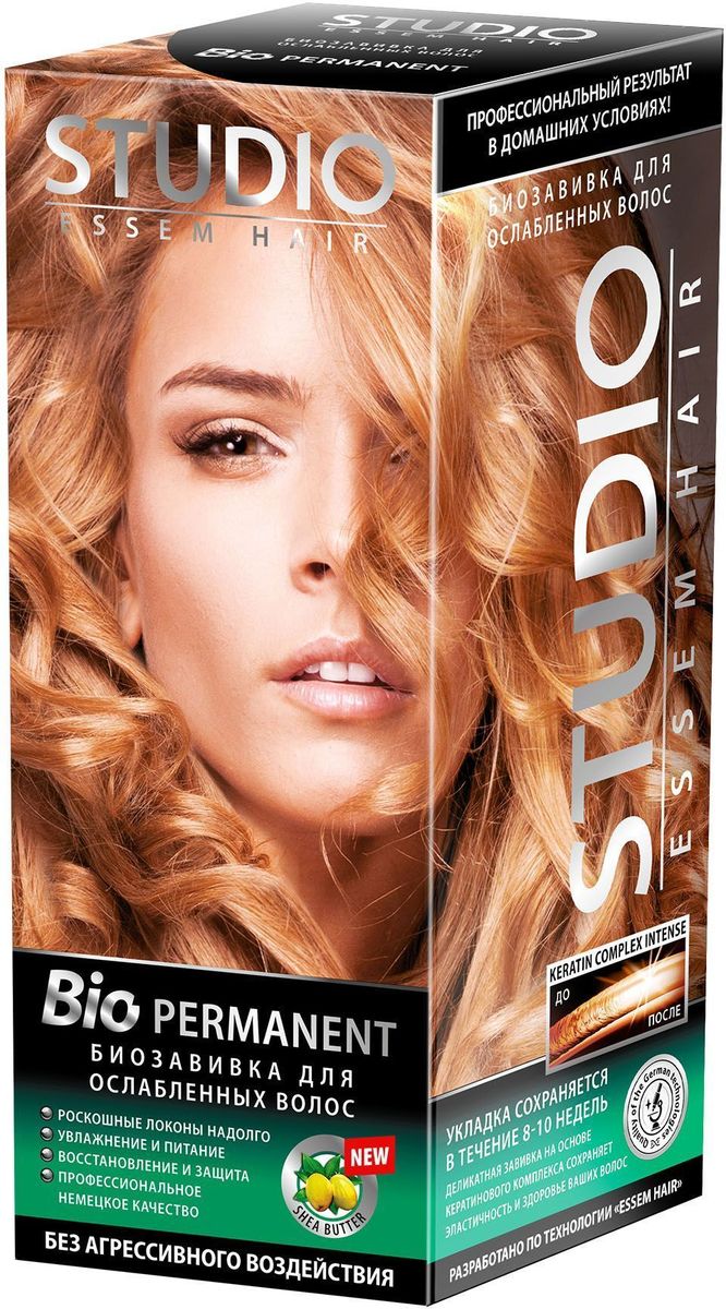 Studio биозавивка Bio Permanent для ослабленных волос 100/100/50 мл13479 Studio биозавивка Bio Permanent для ослабленных волос 100/100/50 мл13479Щадящая биозавивка для ослабленных волос ;Красивый стойкий локон;Дополнительная защита перед завивкой;Кератиновый комплекс восстанавливает волосы после завивки;В состав входят смягчающие и увлажняющие компоненты;Оставляет волосы здоровыми и блестящими;Не раздражает кожу головы. Нежные и прочные локоны надолго!