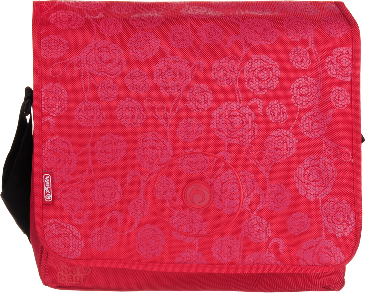 Herlitz Сумка школьная Be Bag Red Roses11281482 Herlitz Сумка школьная Be Bag Red Roses11281482Прочная и вместительная школьная сумка Herlitz Be Bag. Red Roses смотрится элегантно в любой ситуации.Сумка имеет одно отделение на молнии, которое закрывается сверху откидывающимся клапаном. Клапан на кнопках, съемный. Внутри отделения находятся два открытых сетчатых кармана и потайной карман на молнии. Спереди сумки расположен карман на молнии, содержащий мягкую перегородку, сетчатый карман, небольшой карман на молнии, кармашек с мягкой подкладкой для мобильного телефона и карабин для ключей. Широкая лямка регулируется по длине. Такую сумку можно использовать для повседневных прогулок, учебы, отдыха и спорта, а также как элемент вашего имиджа. Лаконичный и сдержанный дизайн подчеркнет индивидуальность и порадует своей функциональностью.