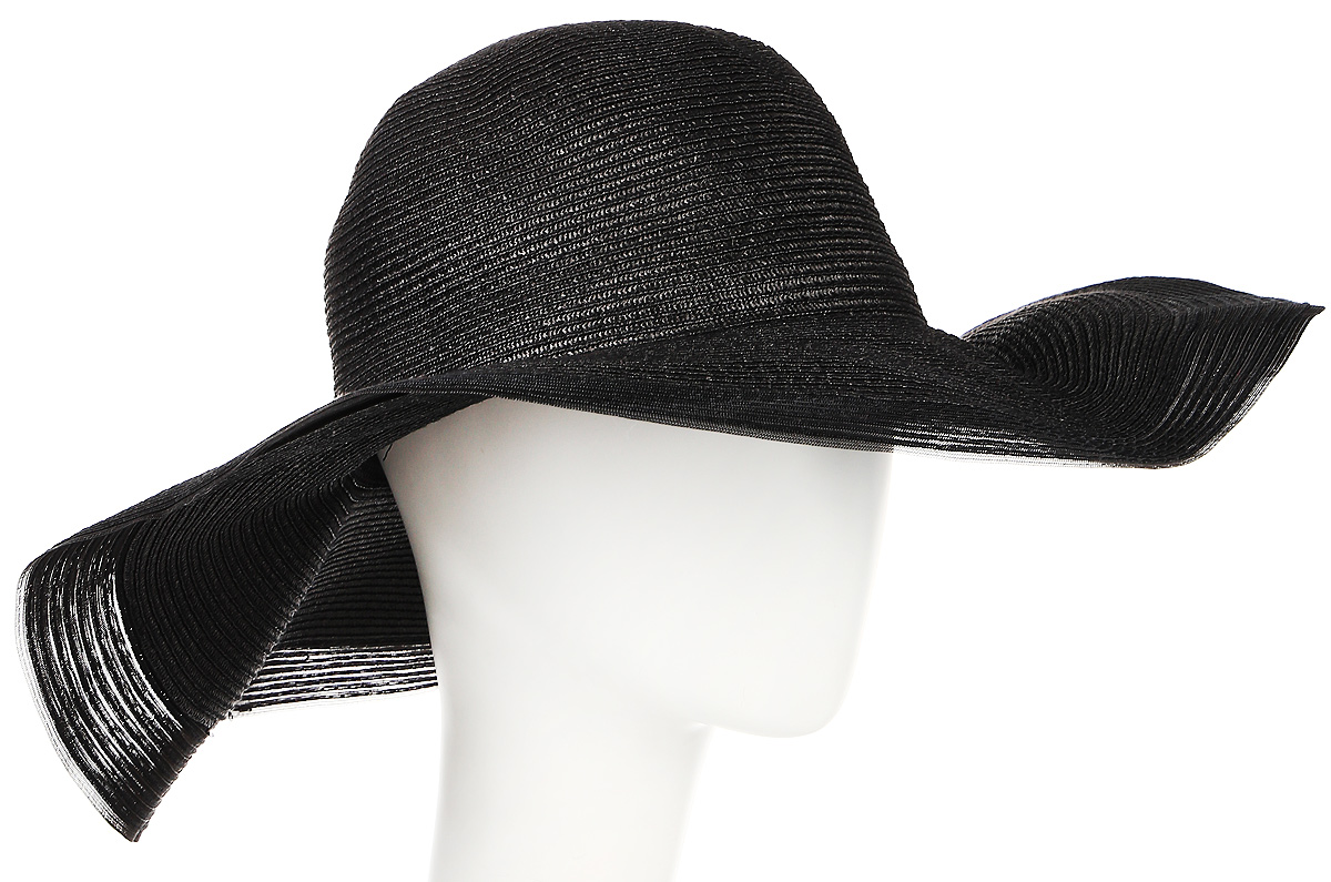 Шляпа женская Moltini, цвет: черный. 9B-1602. Размер 56/58