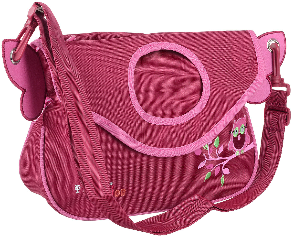 Hama Сумка детская Junior Alpbag Girls Cute Owl129118 Hama Сумка детская Junior Alpbag Girls Cute Owl129118Детская сумка Hama Junior Alpbag Girls Cute Owl непременно понравится вашему ребенку. Сумка выполнена из прочного текстильного материала и оформлена аппликацией и вышивкой в виде симпатичной совы. Сумка содержит одно отделение и закрывается с помощью застежки-молнии. Внутри находится один кармашек на застежке-молнии.Сумочка оснащена удобными ручками для переноски в руке и ремнем для переноски на плече. Ручки соединяются друг с другом при помощи магнитов. Ремень регулируется по длине, благодаря чему подойдет детям любого роста.Порадуйте свою малышку таким замечательным подарком!