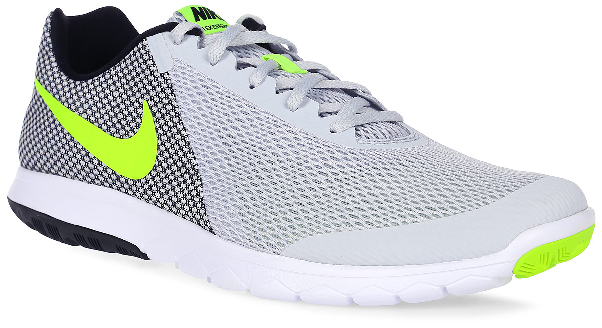 Кроссовки для бега мужские Nike Flex Experience Rn 6, цвет: светло-серый, черный, белый. 881802-005. Размер 12 (46,5)881802-005 Кроссовки для бега мужские Nike Flex Experience Rn 6, цвет: светло-серый, черный, белый. 881802-005. Размер 12 (46,5)881802-005Модные мужские кроссовки для бега Flex Experience Rn 6 от Nike выполнены из текстиля и дополнены бесшовными накладками. Подкладка и стелька из текстиля обеспечивают комфорт. Шнуровка надежно зафиксирует модель на ноге. Подошва дополнена рифлением.