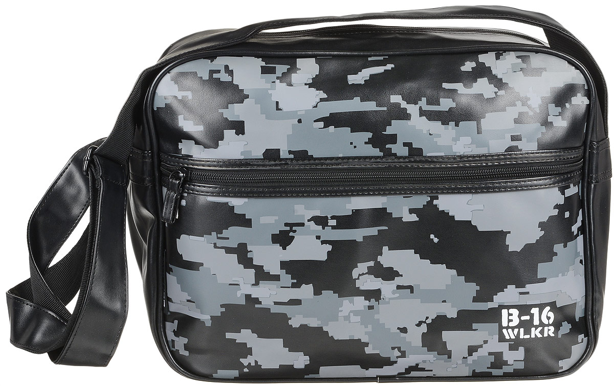 Walker Сумка школьная Square Camo42412/75, 42412-075 Walker Сумка школьная Square Camo42412/75, 42412-075Прочная и вместительная школьная сумка Square Camo смотрится элегантно в любой ситуации.Сумка имеет одно отделение, которое закрывается на молнию. Внутри отделения находятся два открытых накладных кармашка. Лицевая сторона клапана дополнена большим врезным карманом на молнии.Широкая лямка регулируется по длине. Такую сумку можно использовать для повседневных прогулок, учебы, отдыха и спорта, а также как элемент вашего имиджа. Лаконичный и сдержанный дизайн подчеркнет индивидуальность и порадует своей функциональностью.